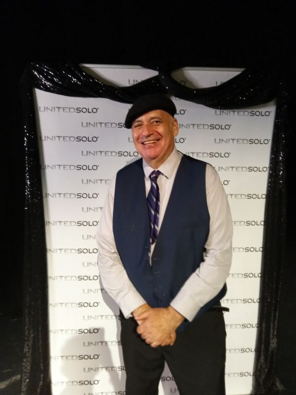 Steve Greenstein is awarded Best Storytelling at the United Solo Festival in New York City. 1