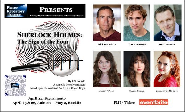 Stolen Treasure, mystery, comedy, romance, a wooden-legged man and Toby the Wonder-Dog! See this exciting adaptation Ap 24 in Sacto, Ap 25-26 in Auburn & May 2 in Rocklin. https://www.eventbrite.com/ 1