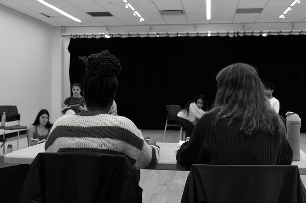 Bianca Santos and Ameer Ali in rehearsal. Photo by Raegan Parker. 4