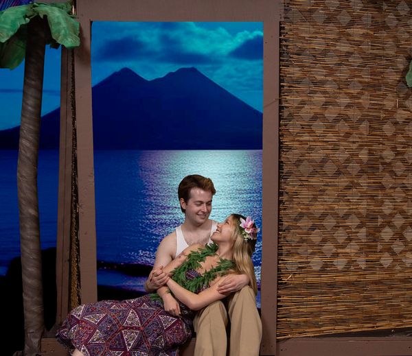 Joe Zedeny and Alexis Bellhorn as Emile De Becque and Ensign Nellie Forbush. 7