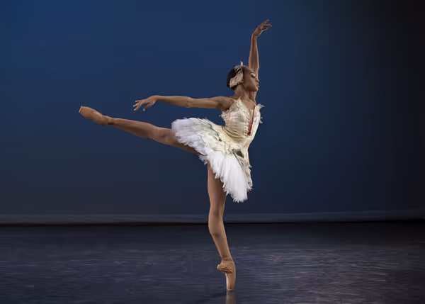 American Ballet Theatre (ABT) Studio Company, Stars and Stripes Pas de Deux - Choreography by George Balanchine (c) The George Balanchine Trust, featuring Jake Roxander -photo by Stars Action Shots 2 8