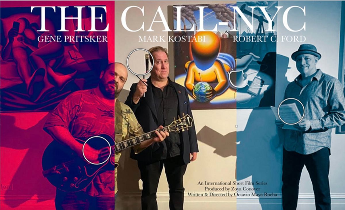 The Call-NYC, a film by Octavio Maya Rocha featuring an artist (Mark Kostabi), a… Photo