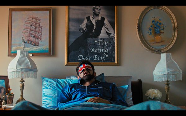 Under the watchful eye of Sir Lawrence Olivier. 1