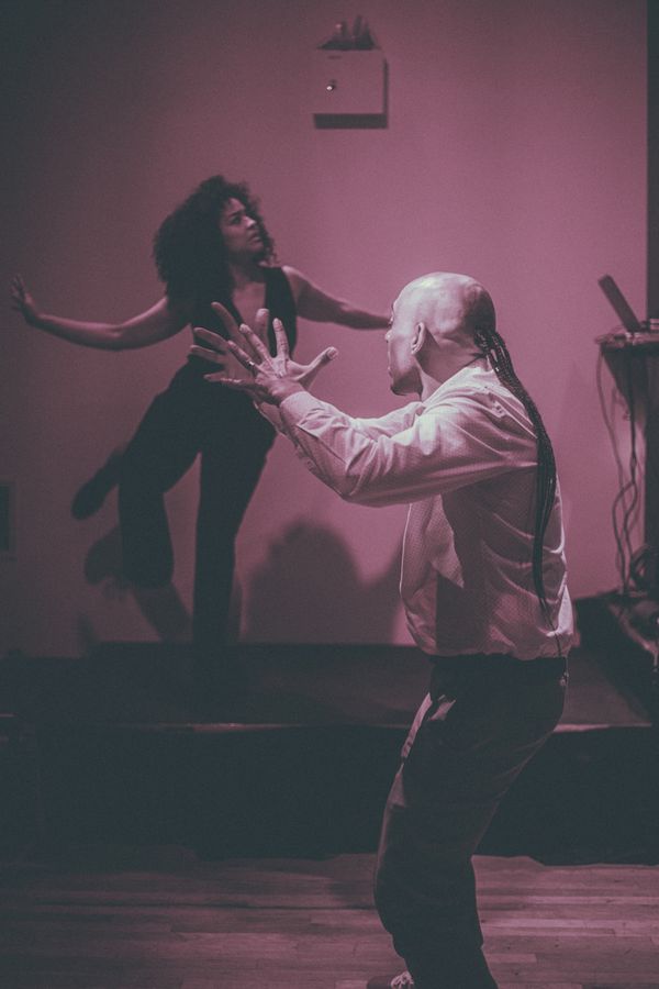 ASL Artist and CODA, Alberto Medero, performs his poetry with dancer and choreographer, Mary-Angela Granberry at the 7:30pm show 2