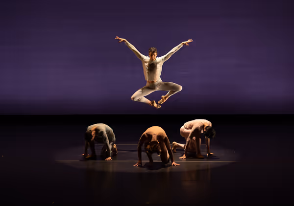 American Ballet Theatre (ABT) Studio Company, Stars and Stripes Pas de Deux - Choreography by George Balanchine (c) The George Balanchine Trust, featuring Jake Roxander -photo by Stars Action Shots 2 9