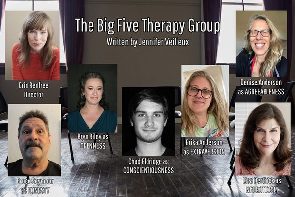 The cast and director of The Big Five Therapy Group 4