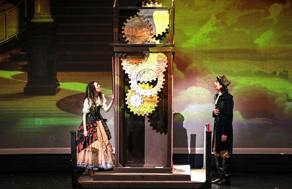 Drosselmeir fights off the Ratgoons. 4