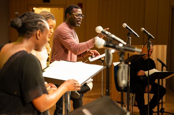 Chik  Johnson in runboyrun by Mfoniso Udofia at Rabb Hall, Boston Public Library. Produced in partnership with The Huntington, Boston Public Library, GBH, Next Chapter Podcasts. Directed by Christophe 1