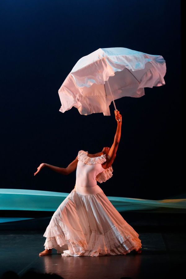 Ailey II in Alvin Ailey's Revelations.  Photo by Pierre Wachholder. 2