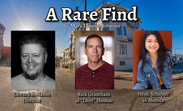 The cast and director of A Rare Find 9