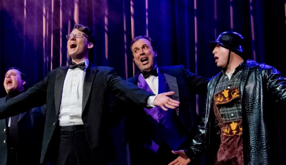 Bob Gatchel as Roger DeBris in THE PRODUCERS at the Milburn Stone Theatre, North… Photo