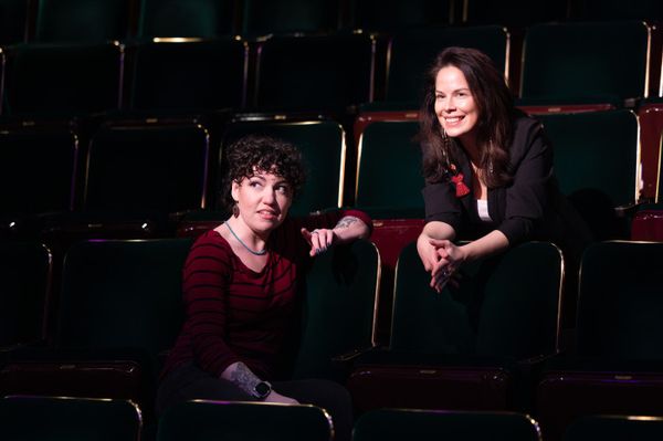 Ashlie Blaske, starring as Rose, with director Josephine Keefe. Photo by Shanna Paxton Photography 3