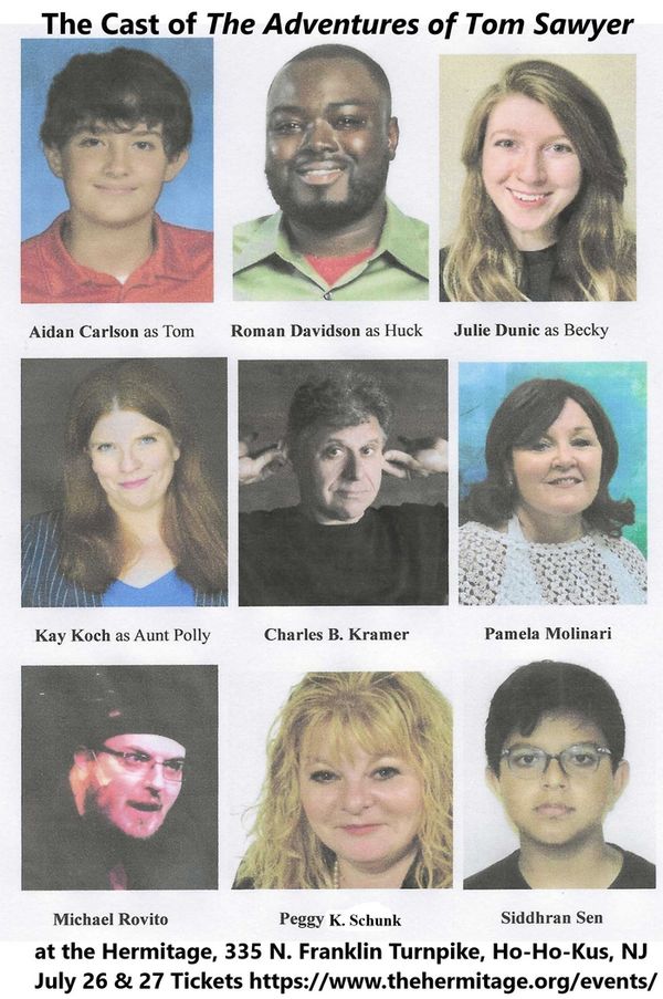 The cast of The Adventures of Tom Sawyer 1