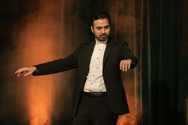 The Conductor by Amadeo Fusca is a wildly absurd mostly silent physical theatre solo show. 2
