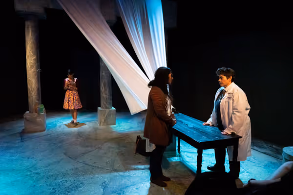 Alex Abdelwahed (Sheila), Kelly Saunders (Lala), Amy Driesler (Einstein),(left to right)   Photo by Kyra Sanford 10
