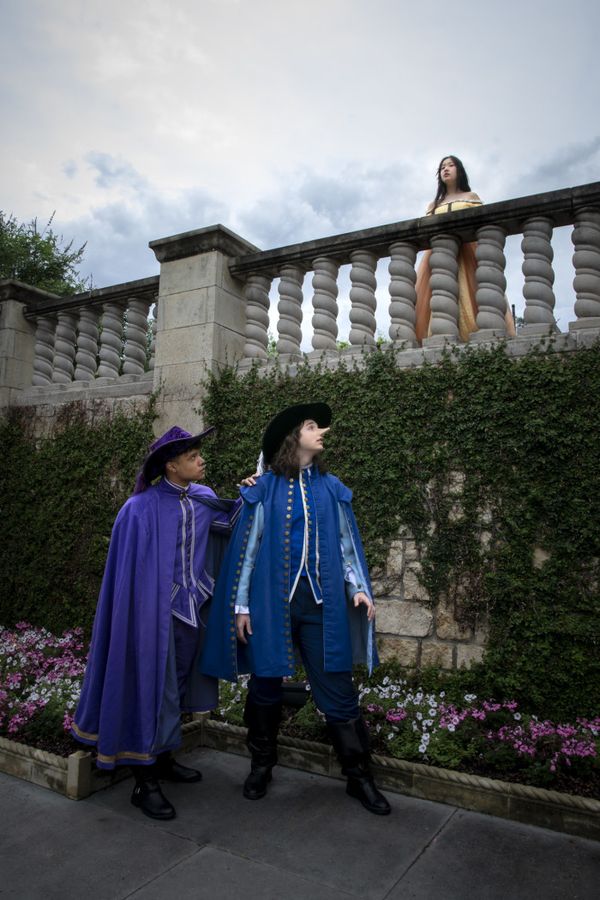 Apache  Browne, Liam Paynter, and Melody Ma. Photograph by Jason Johnson-Spinos. 1