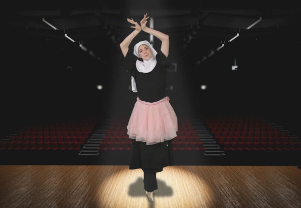 Emersyn Rath as Sister Mary Leo. 1