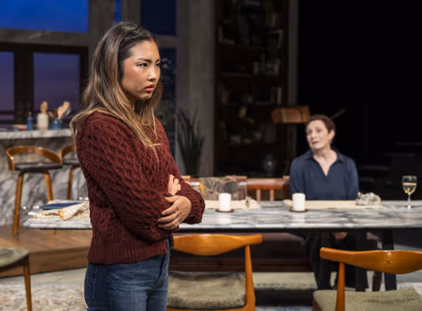Mai Abe and Laura Gordon in DINNER WITH THE DUCHESS. Photo: Michael Brosilow. 16