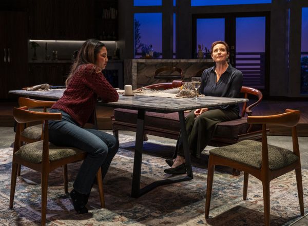 Mai Abe and Laura Gordon in DINNER WITH THE DUCHESS. Photo: Michael Brosilow. 17