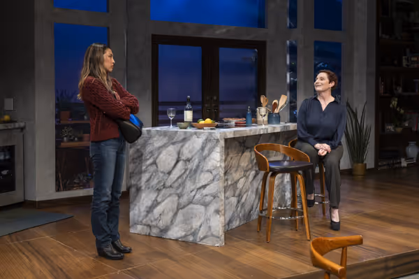 Mai Abe and Laura Gordon in DINNER WITH THE DUCHESS. Photo: Michael Brosilow. 19