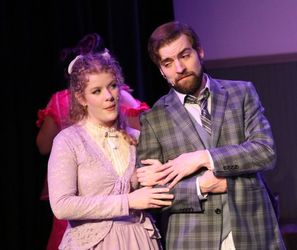 Jayne Pecena as Ermegarde and Travis Carrick as Ambrose Kemper 5