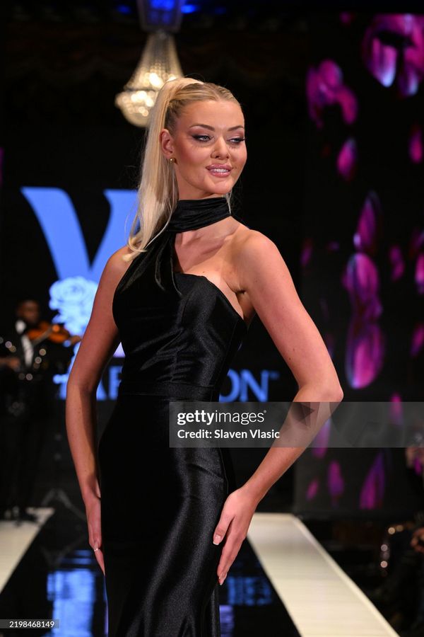 HiTechMODA Productions NYFW Season 13 - Alonso Maximo NEW YORK, NEW YORK - FEBRUARY 08: A model (Dr. Edward W. Hardy) walks the runway wearing Alonso Maximo during hiTechMODA Productions NYFW Season 10