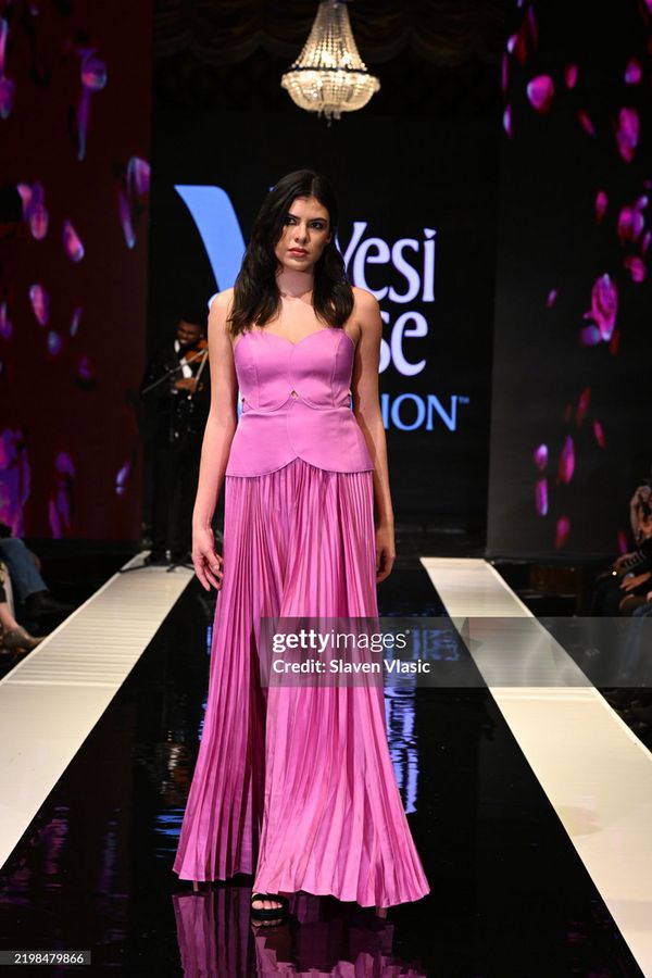 HiTechMODA Productions NYFW Season 13 - Alonso Maximo NEW YORK, NEW YORK - FEBRUARY 08: A model (Dr. Edward W. Hardy) walks the runway wearing Alonso Maximo during hiTechMODA Productions NYFW Season 6