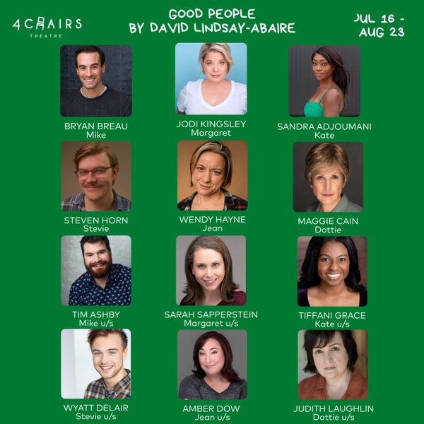 4 Chairs Theatre Announces Cast for Good People! 1