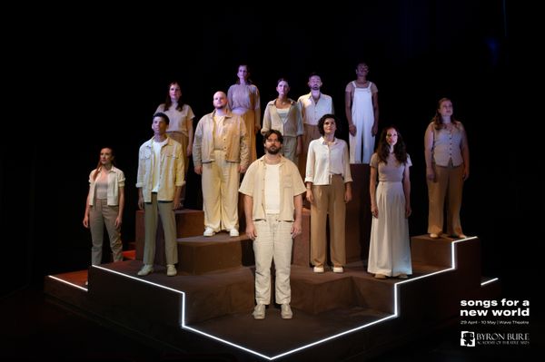 The company of Songs for a New World throws open the night with    The New World        a surge of voices standing at the edge of change, where every certainty trembles and every ending becomes the st 6