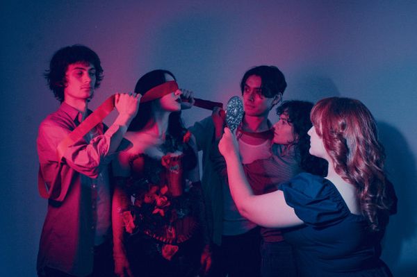 The cast of Who'd Love Lucy?, featuring Sophia Madeline Morrison, Kacie Swaffield, Sebastian Kim, Jack Colton Clark, and Rachel Mu  oz. 3