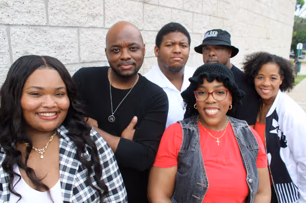 Mar'iaha White, JR Bradford, Lincoln Turner, Keith Price, Olivia Lewis, and Guinea Bennett-Price. Photo Credit Anyika McMillan-Herod 4