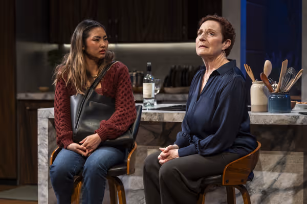 Mai Abe and Laura Gordon in DINNER WITH THE DUCHESS. Photo: Michael Brosilow. 27