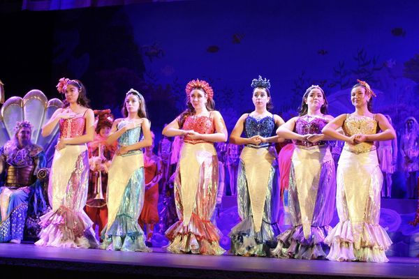 Daughters of King Triton (Hatcher Hooven) are Reagan Schmicker, Jordan Bentley, Gabriella Gray, Taylor Ann Platt, Katie Price, Abbigail Dresdner. 1