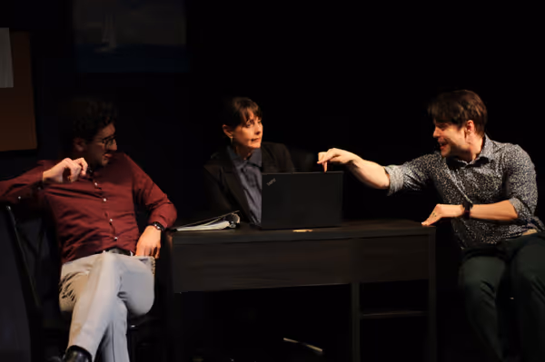 Omar Amir, Victoria Libertore, and Cody Hunt (Photo by Hannah Kean) 2