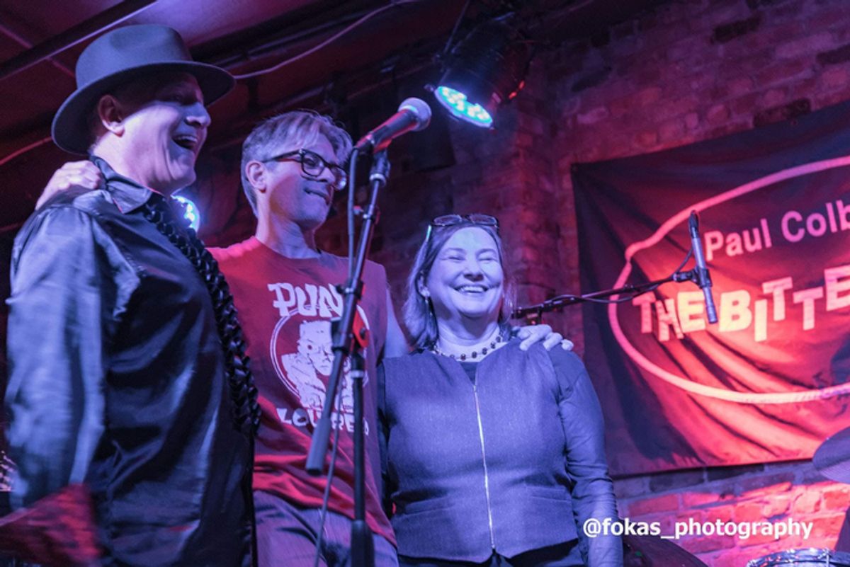 Poets in Arms (L to R) Robert C. Ford, Erik T. Johnson & Imelda OReilly @ The Bitter… Photo