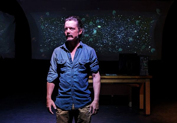 Brian Sheppard as Ian Andy Anderson in the Bridge Street Theatre production of SYMPATHETIC MAGIC by Lanford Wilson 1