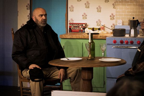 Jenny Maso in rehearsal as Annie Wilkes in MISERY at Curtain Call. 4