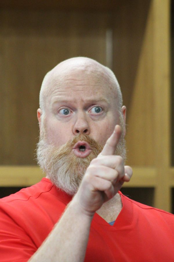 Michael Toomey in Rehearsal for No Body Cares 11