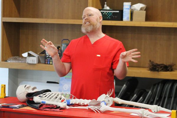 Michael Toomey in Rehearsal for No Body Cares 16