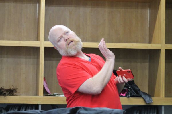 Michael Toomey in Rehearsal for No Body Cares 17