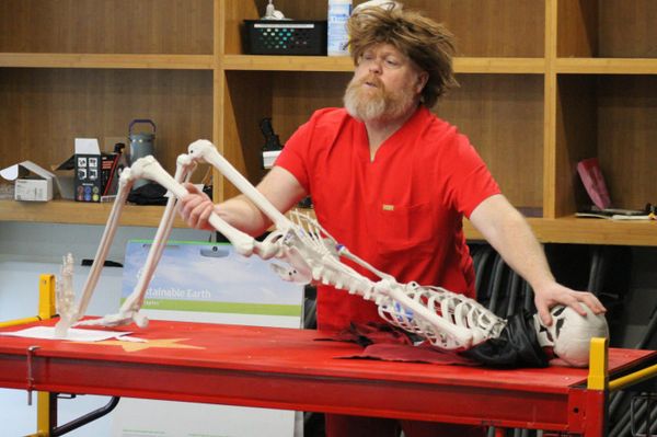 Michael Toomey in Rehearsal for No Body Cares 19