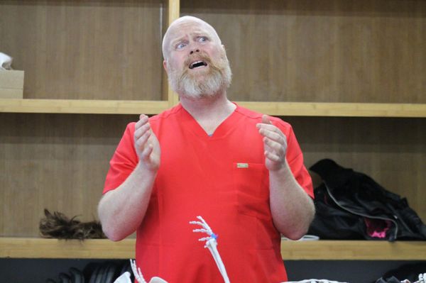 Michael Toomey in Rehearsal for No Body Cares 20