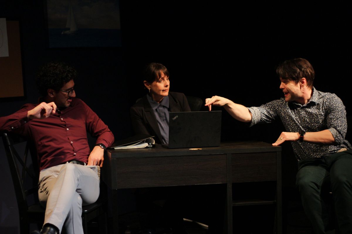 Omar Amir, Victoria Libertore, and Cody Hunt (Photo by Hannah Kean) Omar Amir, Victoria Libertore, and Cody Hunt (Photo by Hannah Kean)