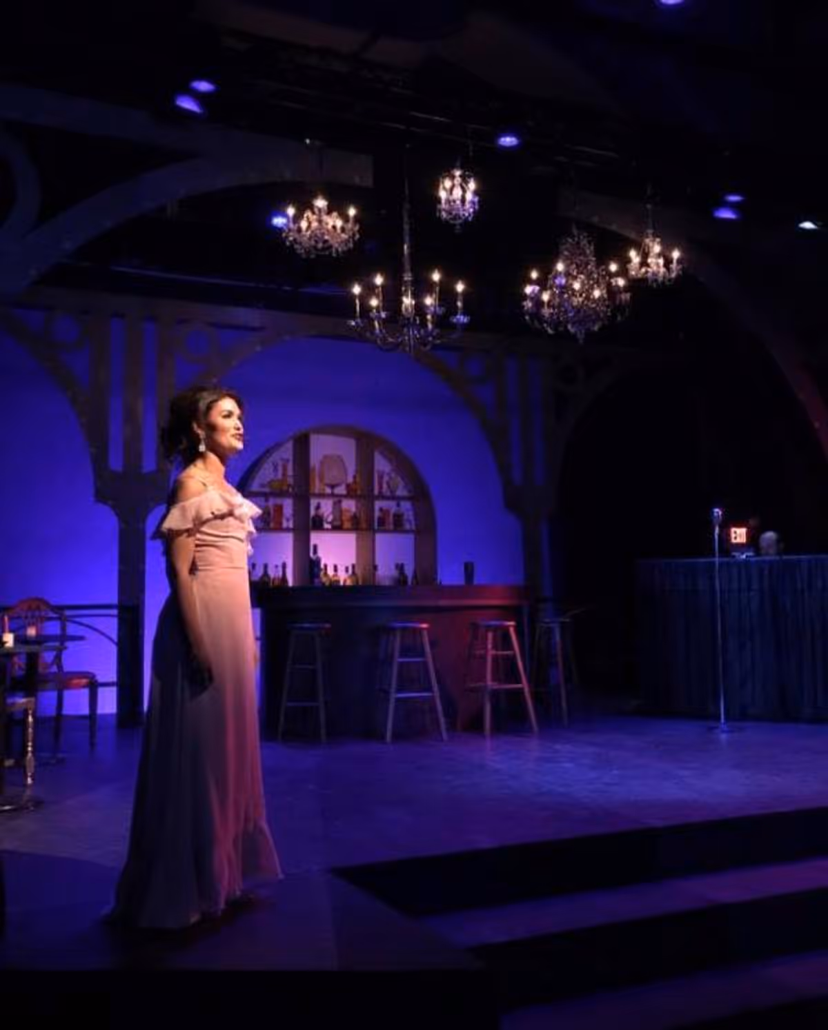 Jennifer Kristine Gillis singing Every Time We Say Goodbye in Blue Bridge Theatre's Red Hot Cole at 