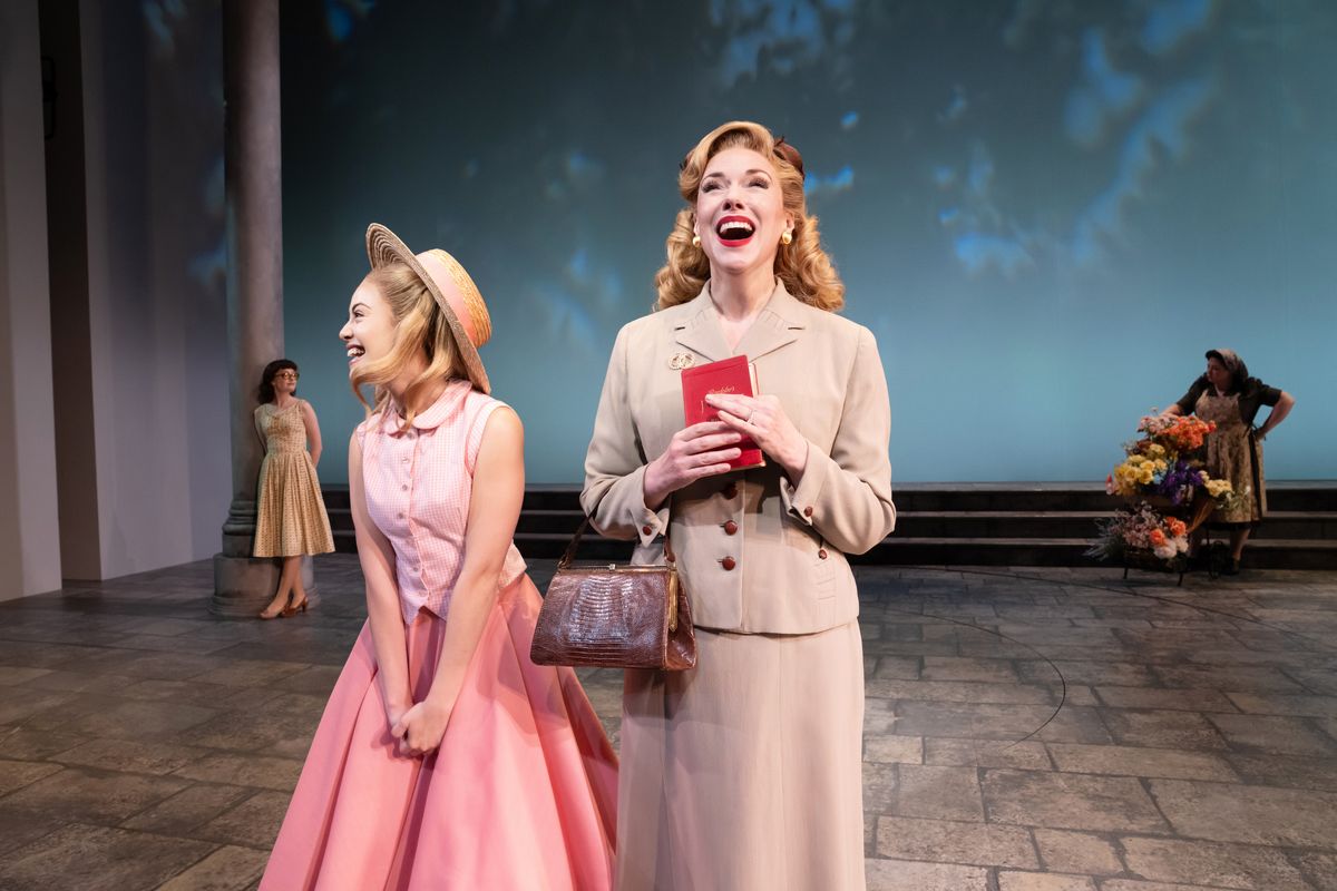 Sarah-Anne Martinez and Emily Skinner in The Light in the Piazza; directed by Loretta Greco; photo by Julieta Cervantes.