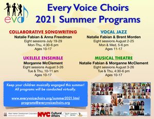 Every Voice Choir Summer Programs 