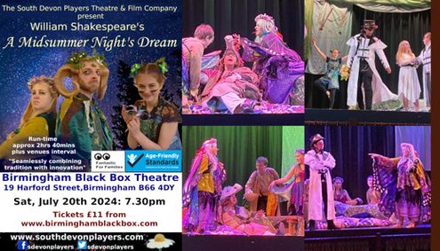 William Shakespeare's A Midsummer Night's Dream show poster