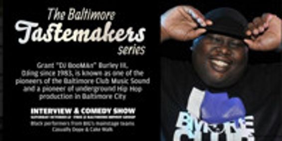 The Baltimore Tastemakers Series, an improv show show poster