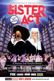 SISTER ACT show poster