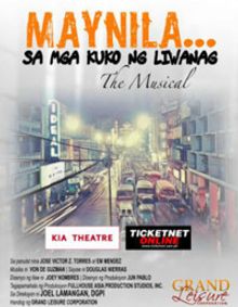 MAYNILA SA MGA KUKO NG LIWANAG, The Musical show poster